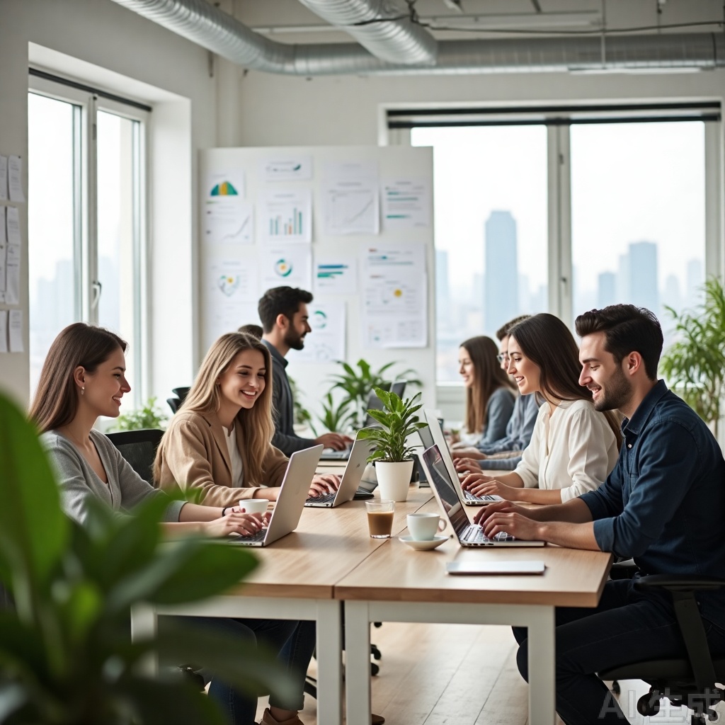 二坪网站建设团队办公实景